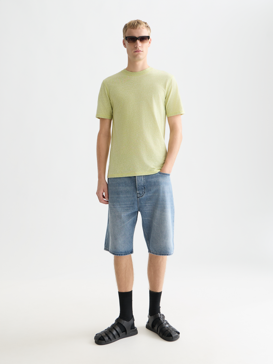 Scotch &amp; Soda Melange T-Shirt | Green Oasis