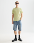 Scotch & Soda Melange T-Shirt | Green Oasis