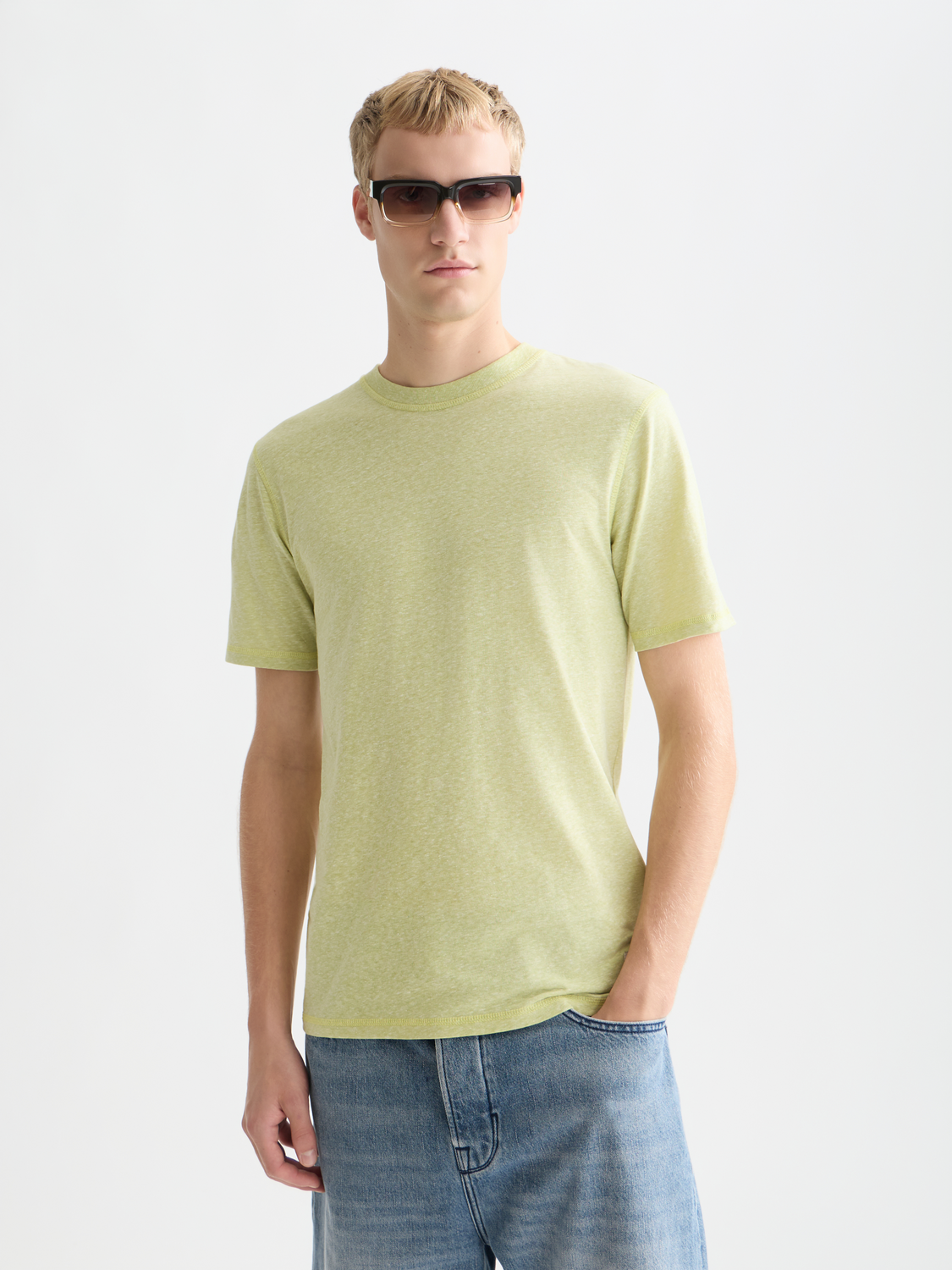 Scotch &amp; Soda Melange T-Shirt | Green Oasis