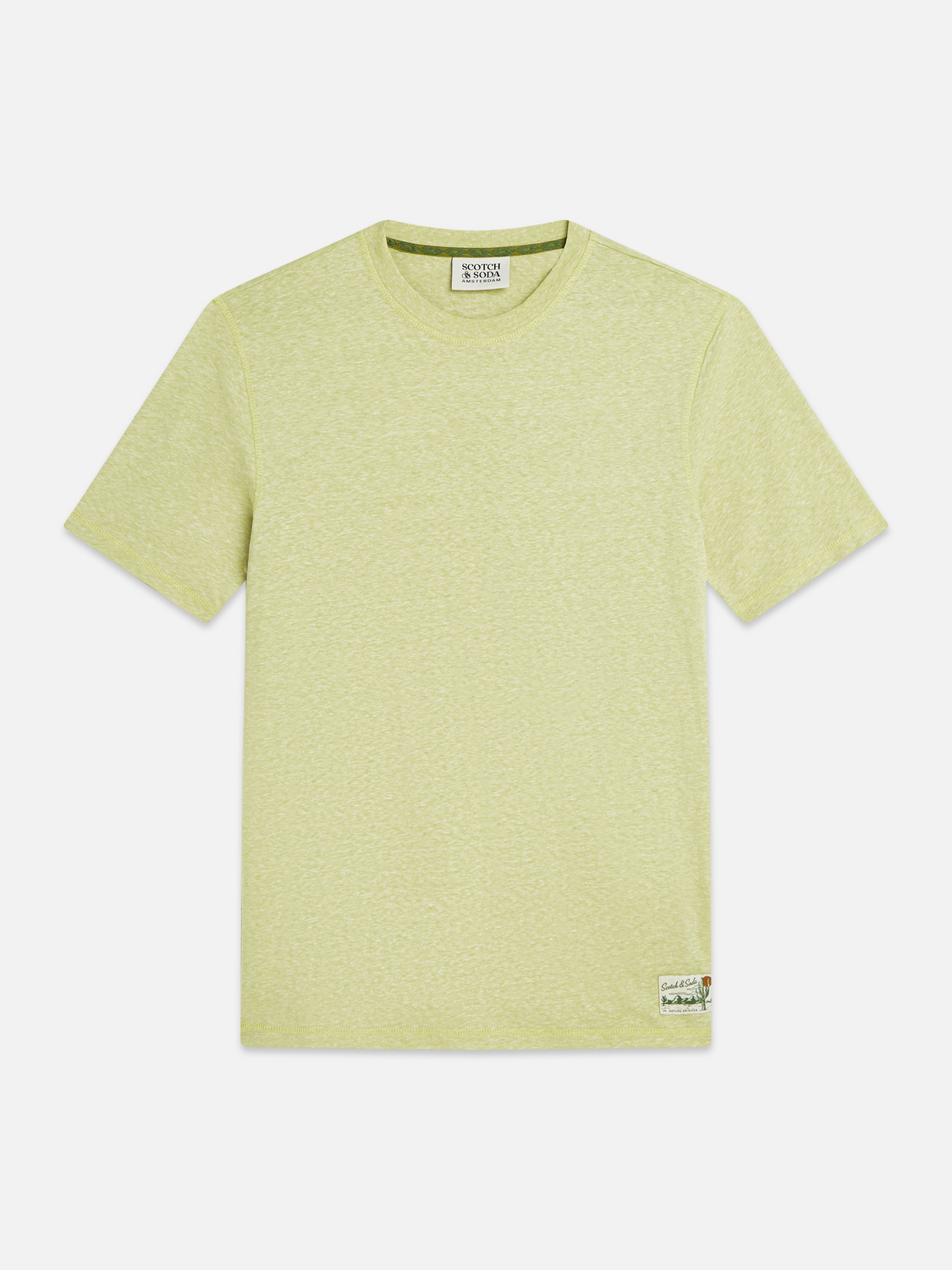 Scotch &amp; Soda Melange T-Shirt | Green Oasis