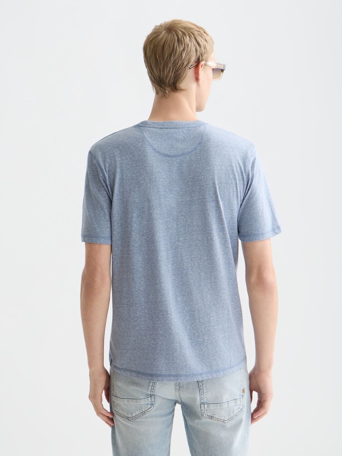 Scotch &amp; Soda Melange T-Shirt | Infinity Blue