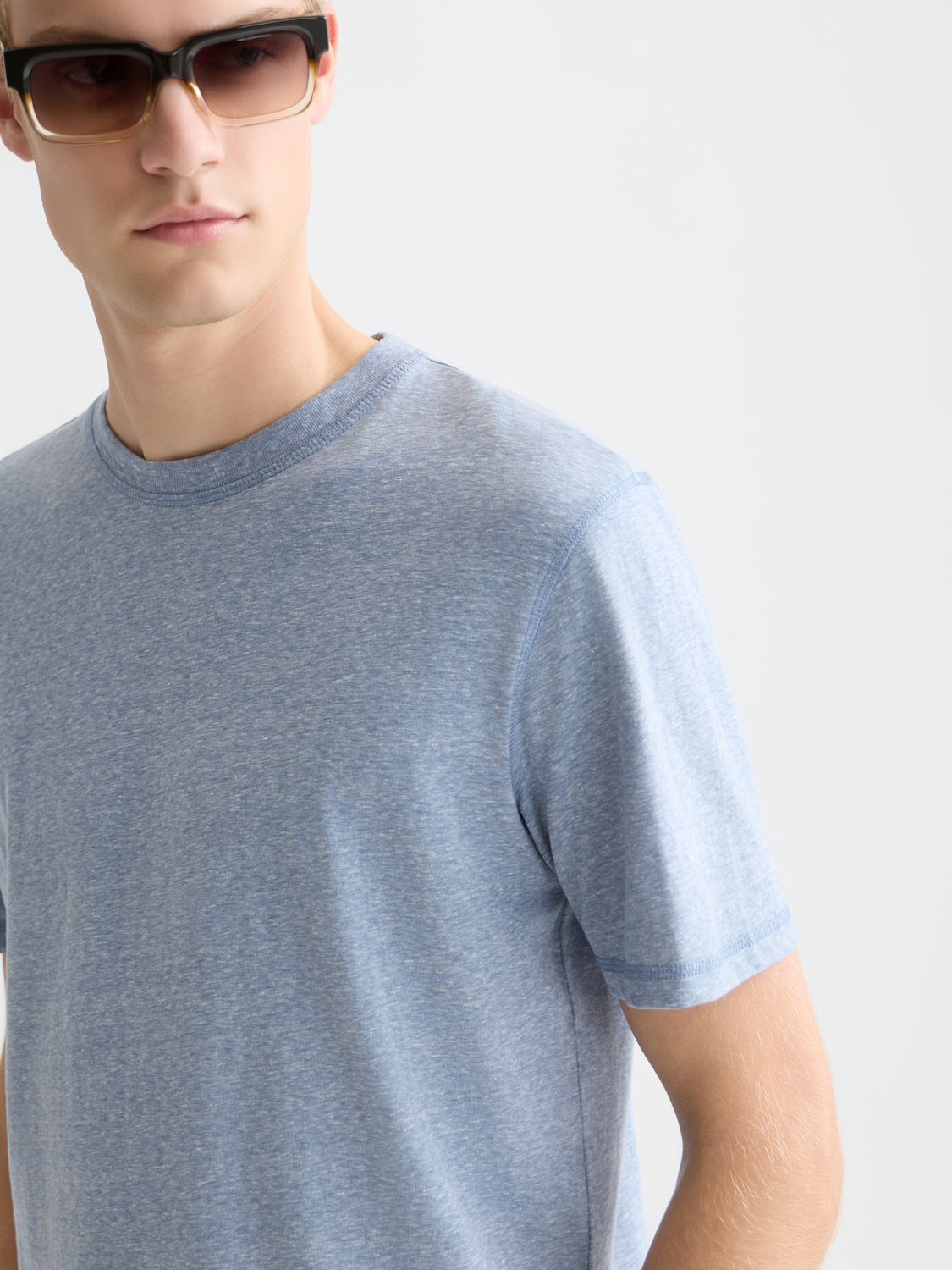 Scotch &amp; Soda Melange T-Shirt | Infinity Blue
