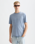 Scotch & Soda Melange T-Shirt | Infinity Blue
