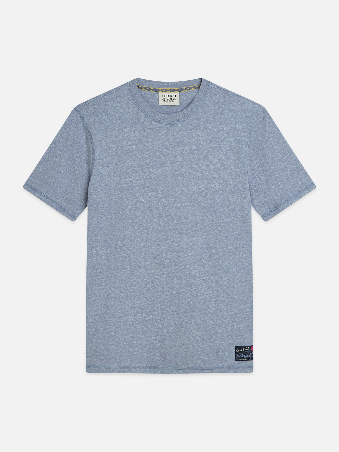 Scotch &amp; Soda Melange T-Shirt | Infinity Blue