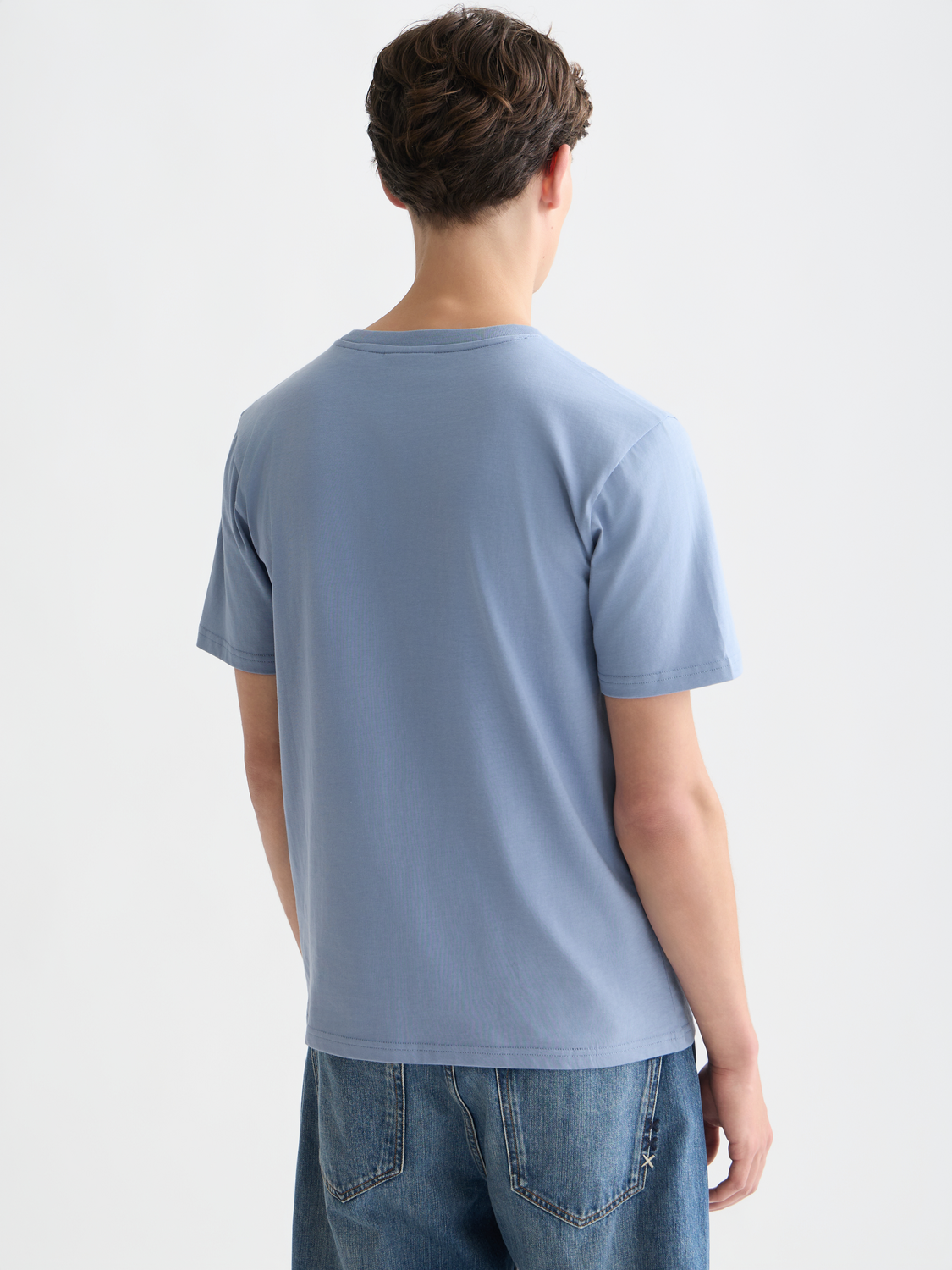 Scotch &amp; Soda Logo Print T-Shirt | Infinity Blue