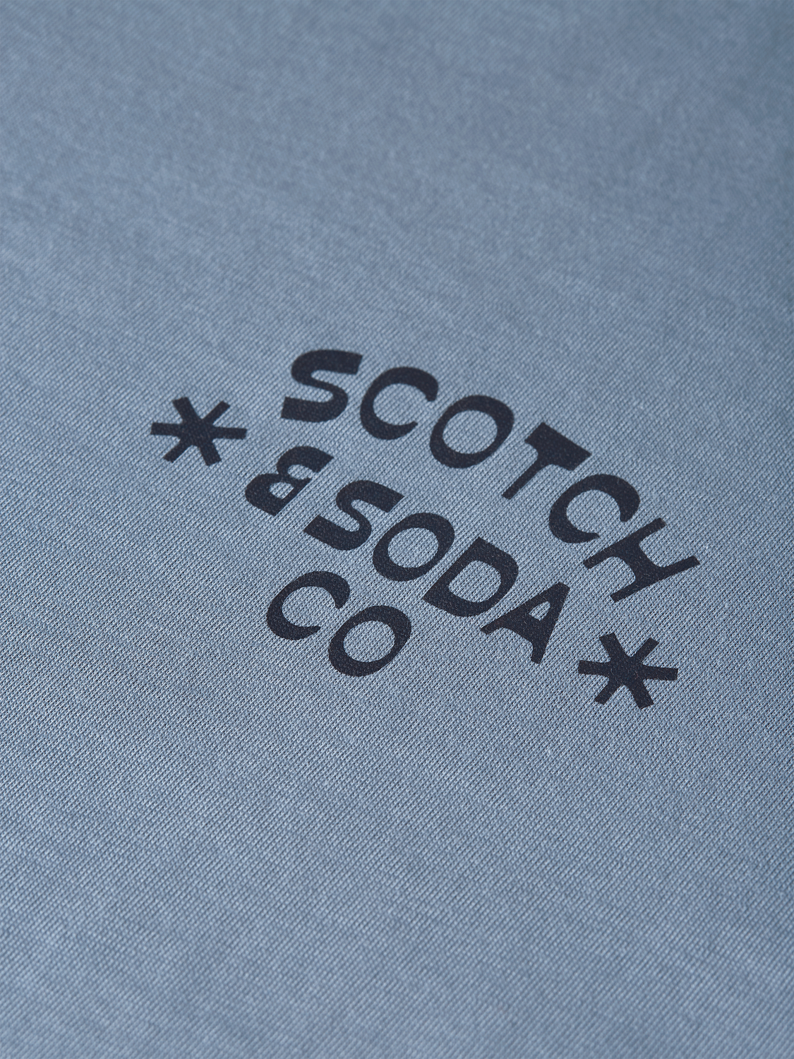 Scotch &amp; Soda Logo Print T-Shirt | Infinity Blue