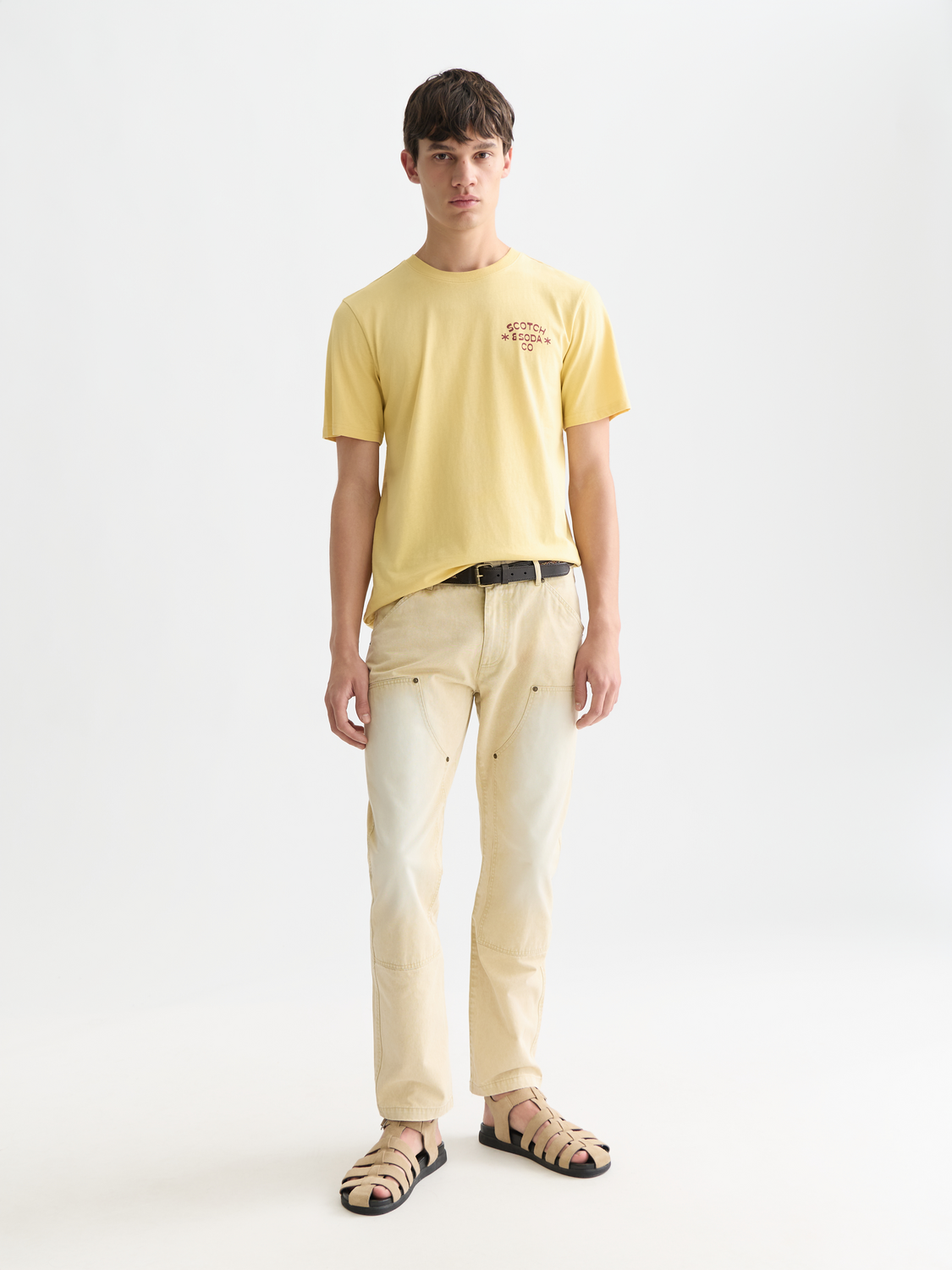 Scotch &amp; Soda Logo Print T-Shirt | Raffia