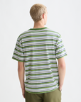 Scotch & Soda Yarn Dye Stripe T-Shirt | Garden Green
