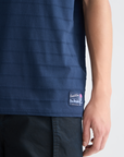 Scotch & Soda Jacquard Relaxed T-Shirt | Pageant Blue