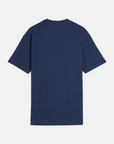 Scotch & Soda Jacquard Relaxed T-Shirt | Pageant Blue