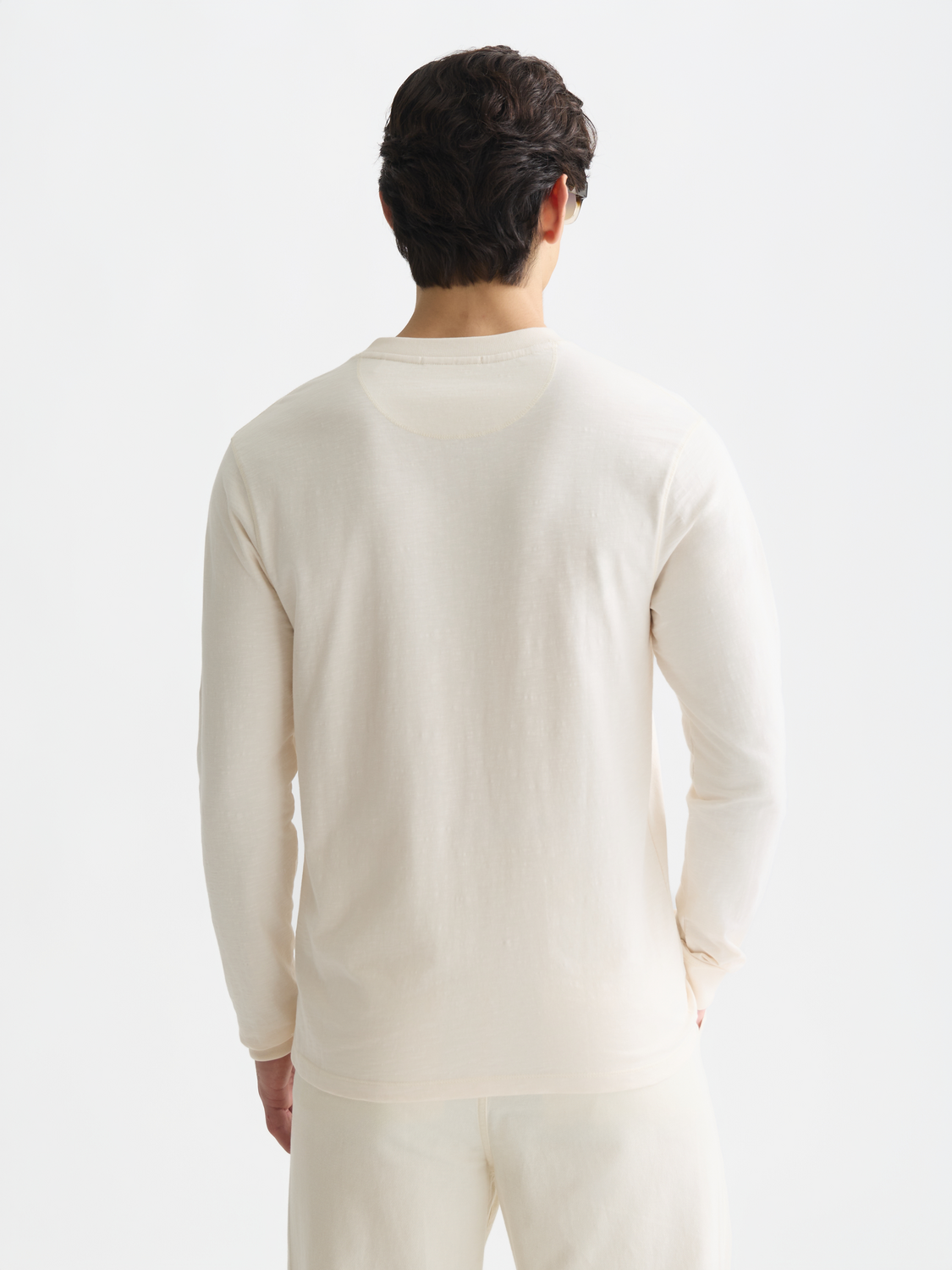 Scotch &amp; Soda Slub Yarn Henley | Eggnog