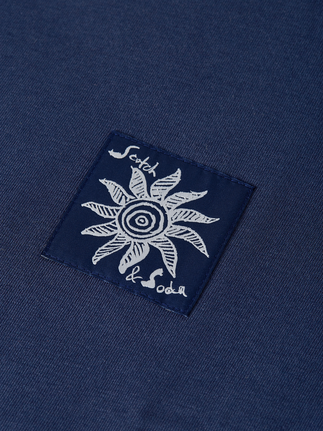 Scotch &amp; Soda Cosmic Sun Long Sleeve T-Shirt | Pageant Blue