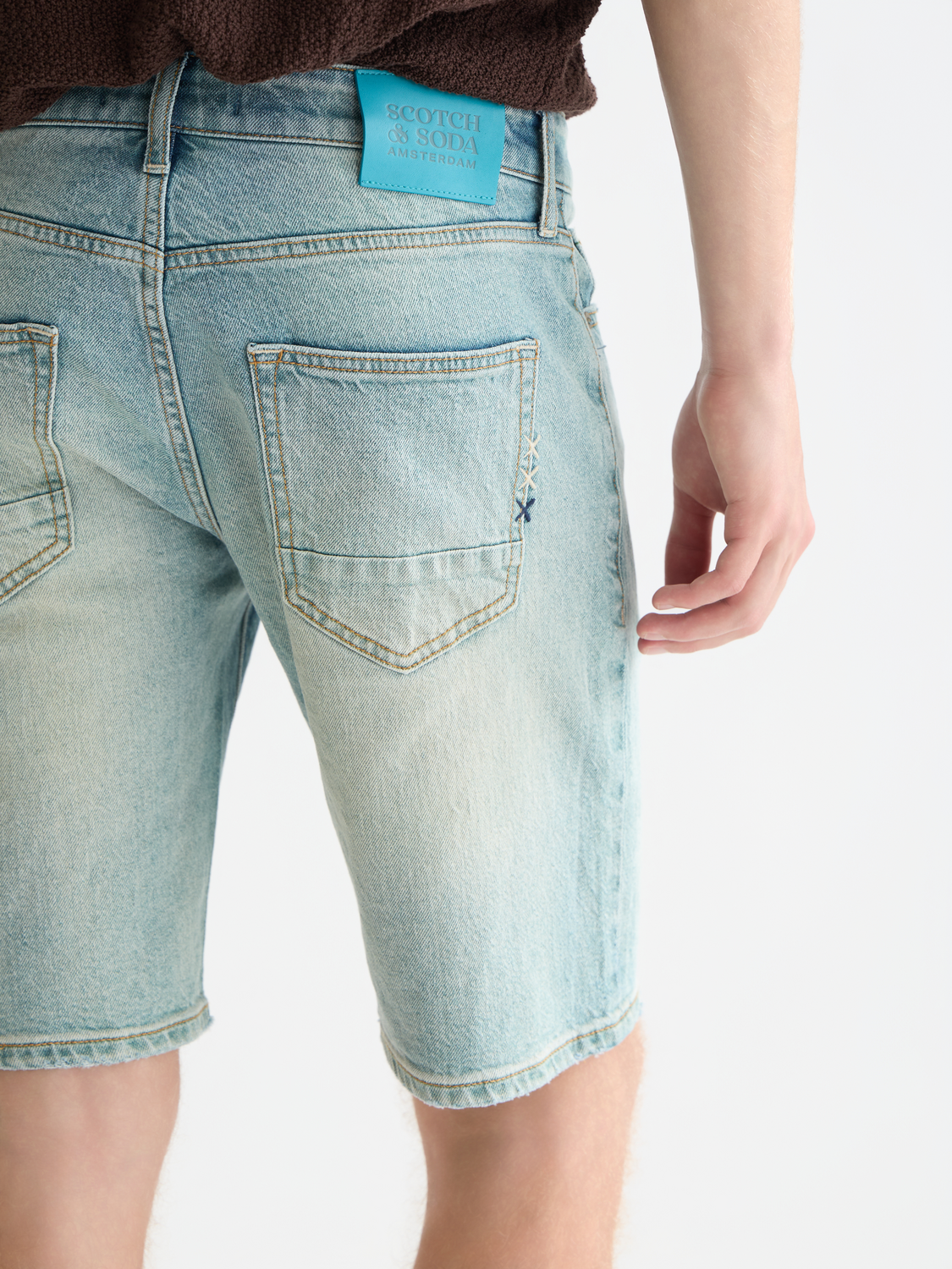 Scotch &amp; Soda Ralston Denim Short | Light Blue