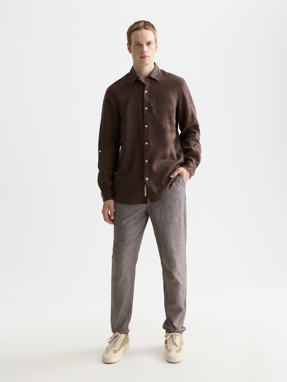 Scotch &amp; Soda Warren Cotton/Linen Pant | Hot Fudge
