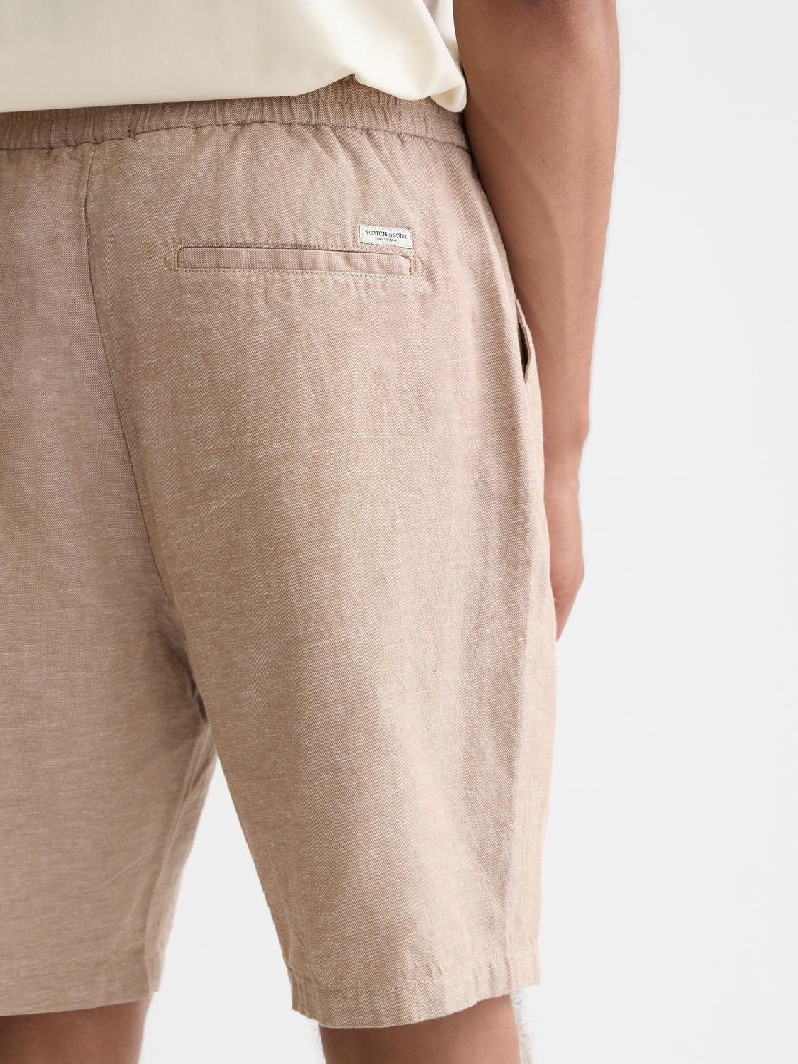 Scotch &amp; Soda Fave Cotton Linen Short | Sandstorm