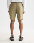 Scotch & Soda Fave Cotton Linen Short | Moss