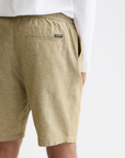 Scotch & Soda Fave Cotton Linen Short | Moss