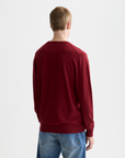 Scotch & Soda Crew Neck Knit Pullover | Ranch Red