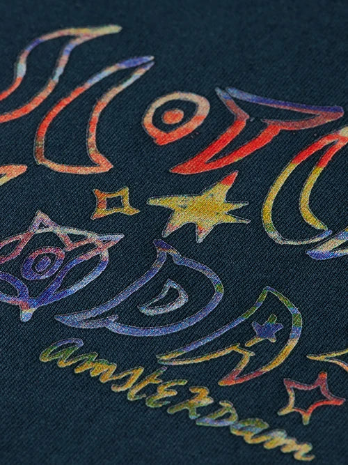 Scotch &amp; Soda Cosmic Logo T-Shirt | Carbon