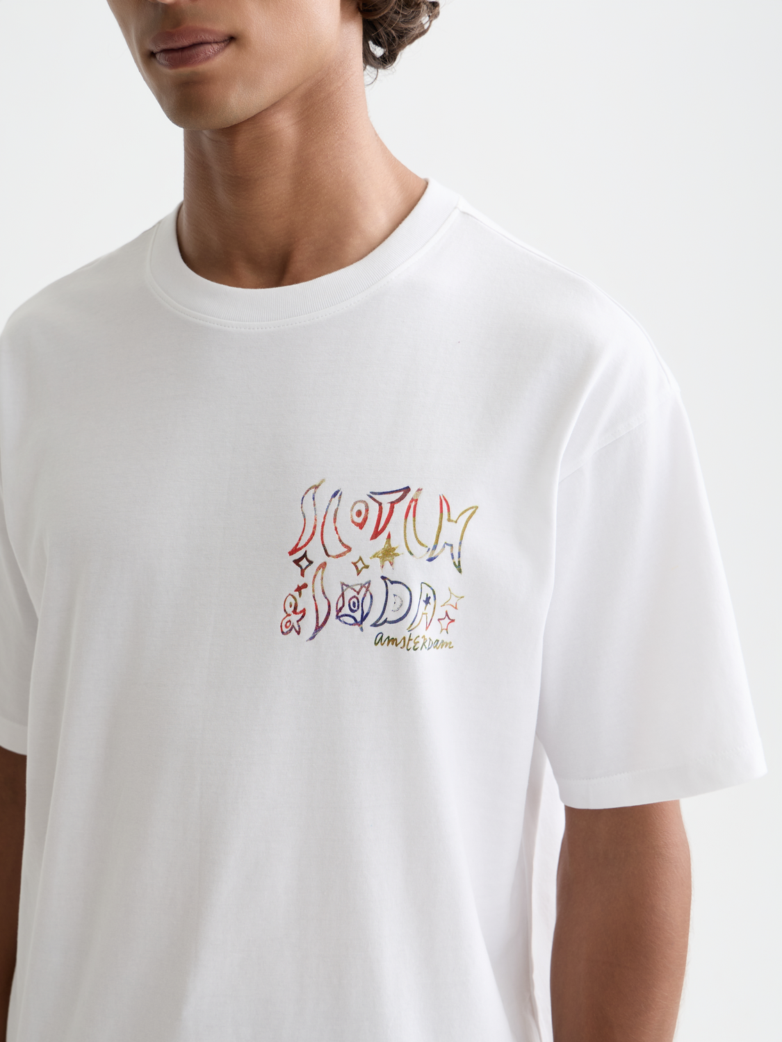 Scotch &amp; Soda Mystery Logo T-Shirt | White