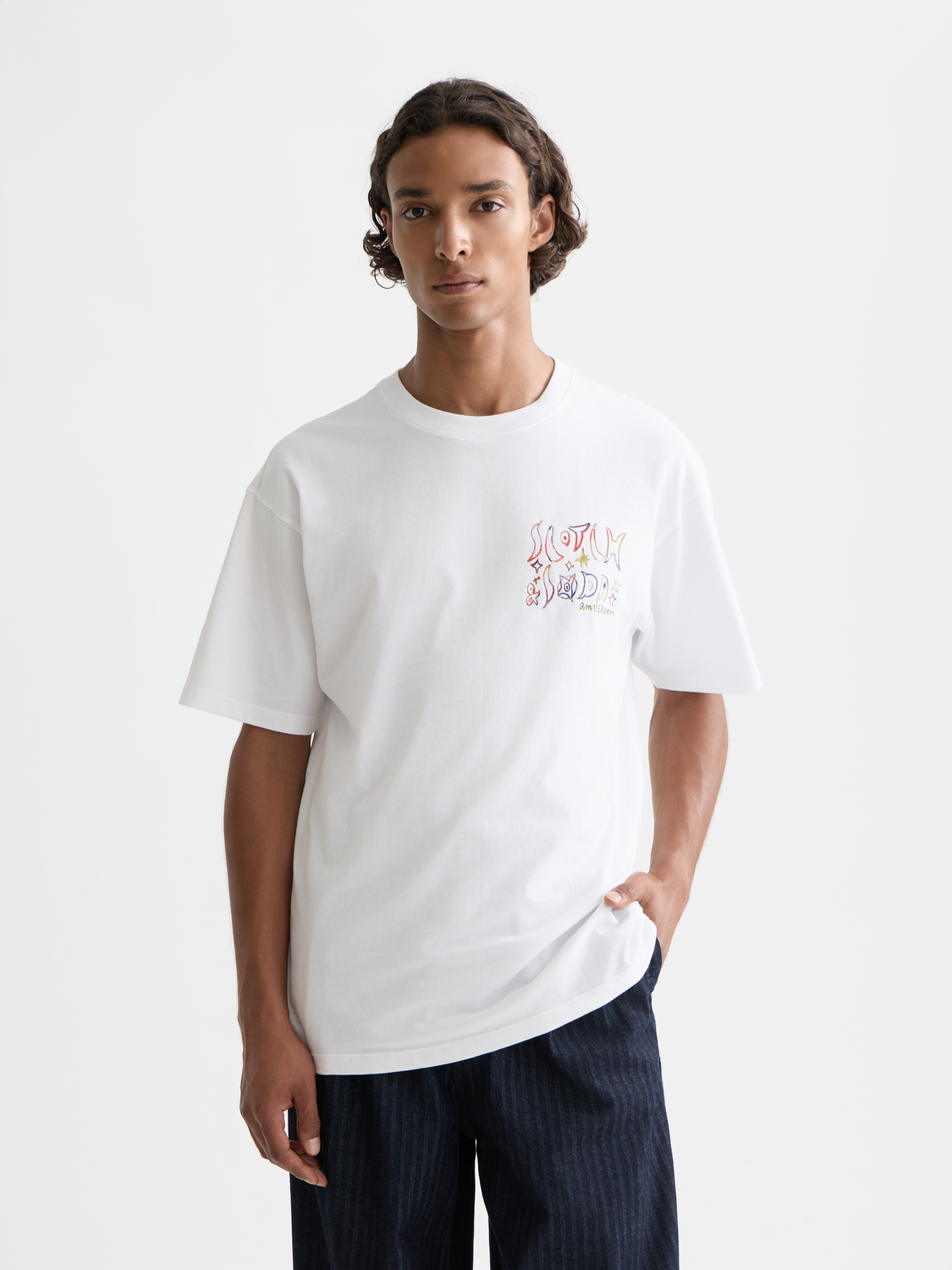 Scotch &amp; Soda Mystery Logo T-Shirt | White