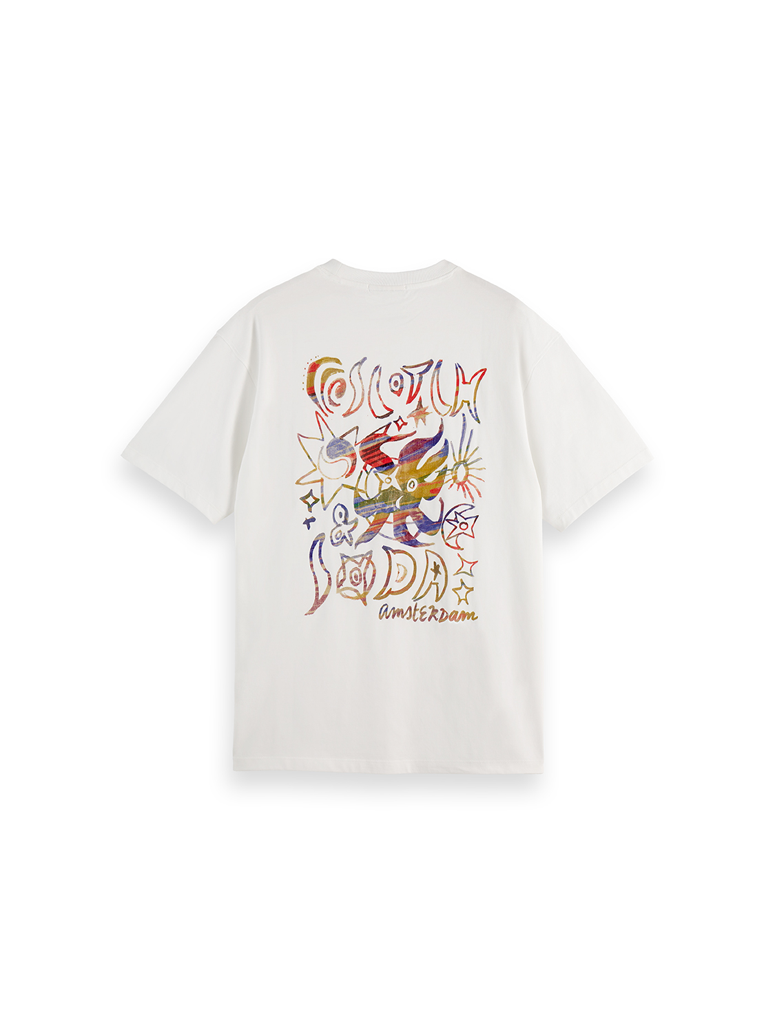 Scotch &amp; Soda Mystery Logo T-Shirt | White