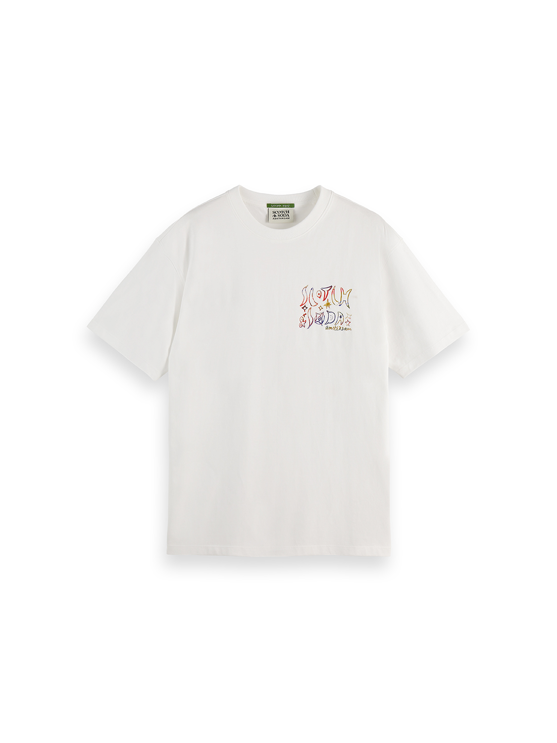 Scotch &amp; Soda Mystery Logo T-Shirt | White