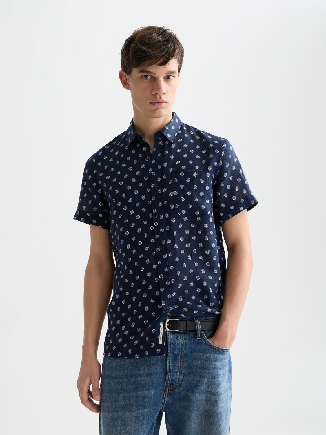 Scotch &amp; Soda Short Sleeve Shirt | Cosmic Night