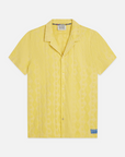 Scotch & Soda Terry Jacquard Short Sleeve Shirt | Raffia