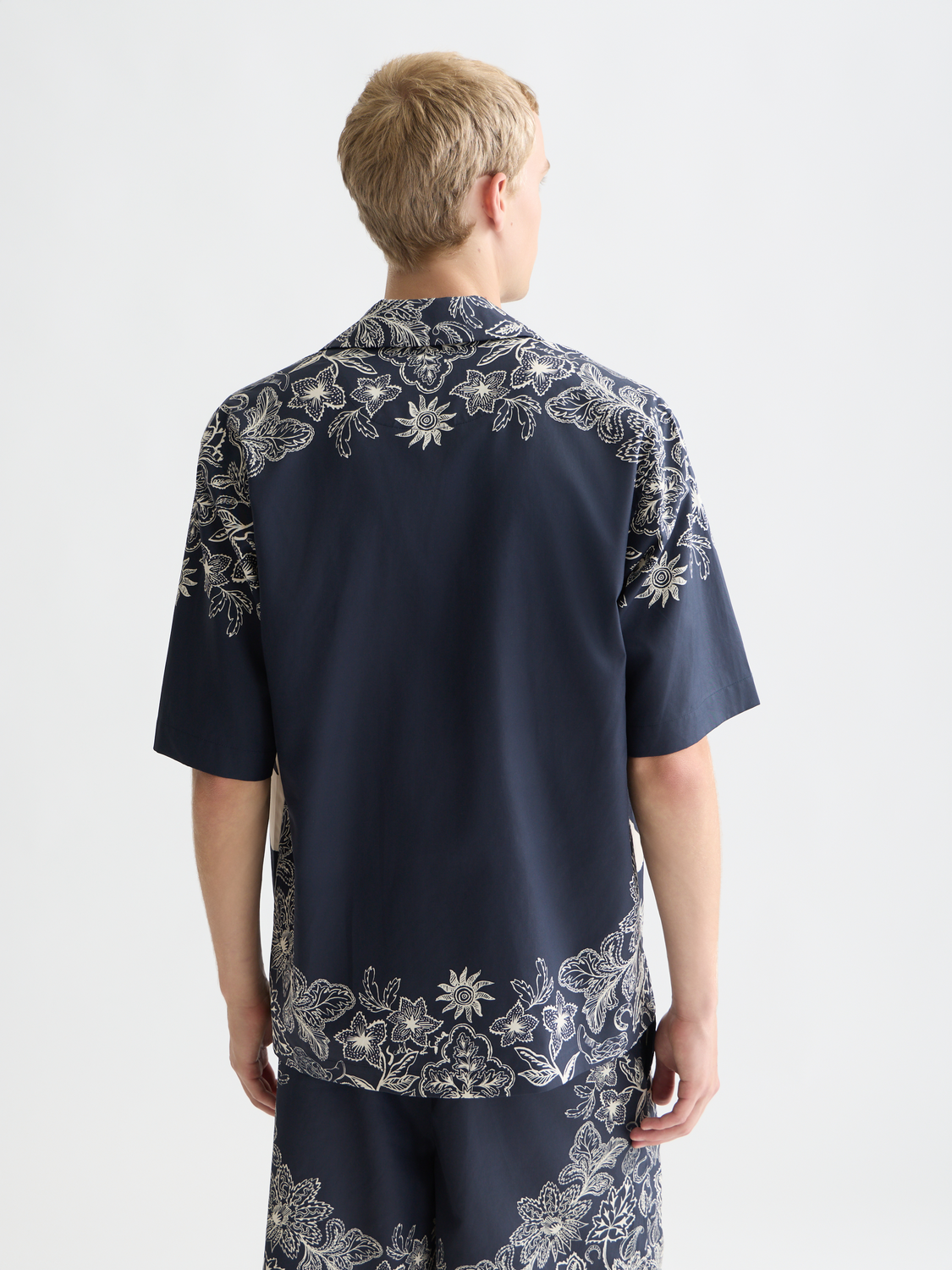 Scotch &amp; Soda Bandana Short Sleeve Shirt | Dress Blue