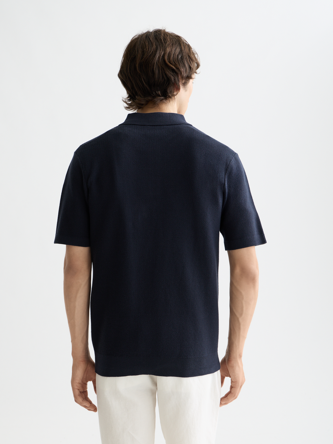Scotch &amp; Soda Knit Polo Shirt | Night