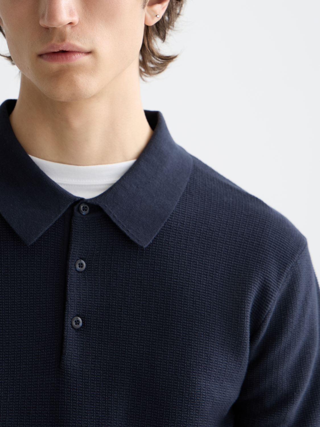 Scotch &amp; Soda Knit Polo Shirt | Night