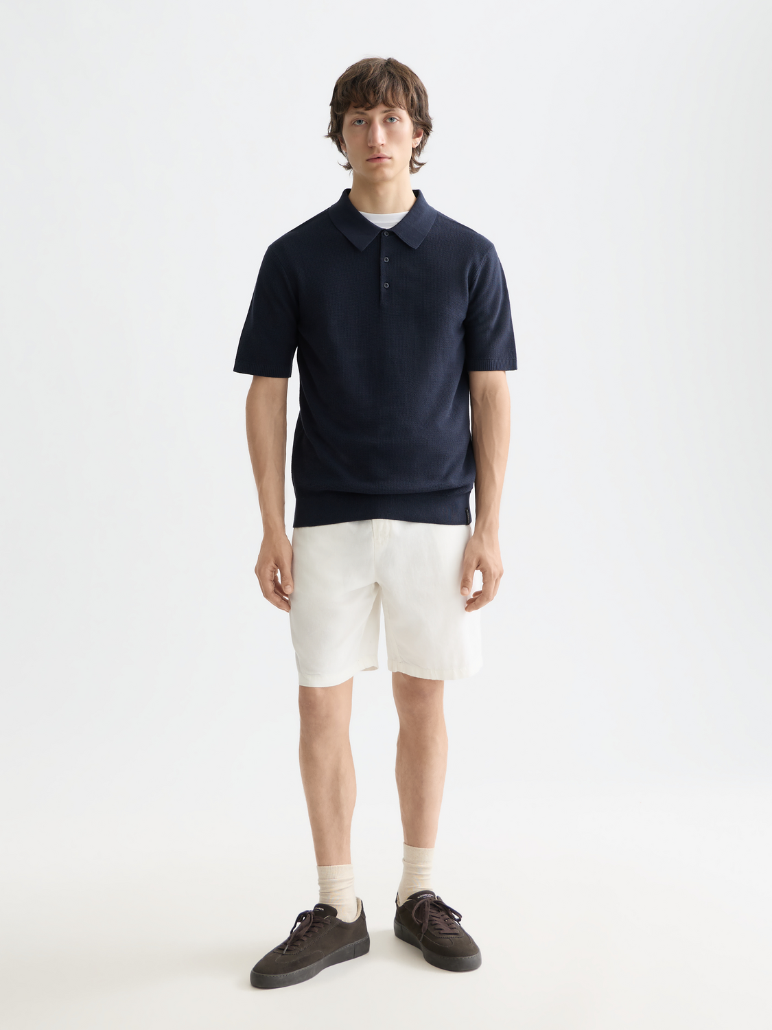 Scotch &amp; Soda Knit Polo Shirt | Night
