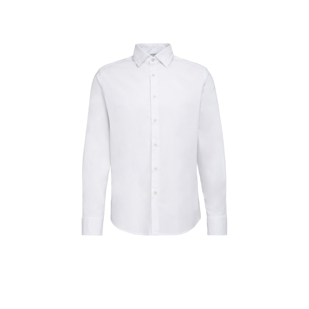 Fil Noir Angelo Stretch Shirt | White