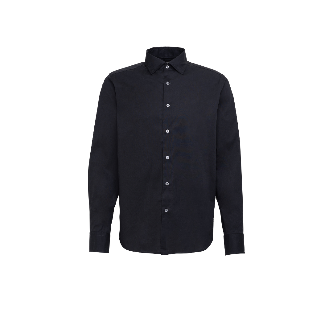 Fil Noir Angelo Stretch Shirt | Black