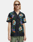 Scotch & Soda Hippy Hippy Shake Short Sleeve Shirt | Navy