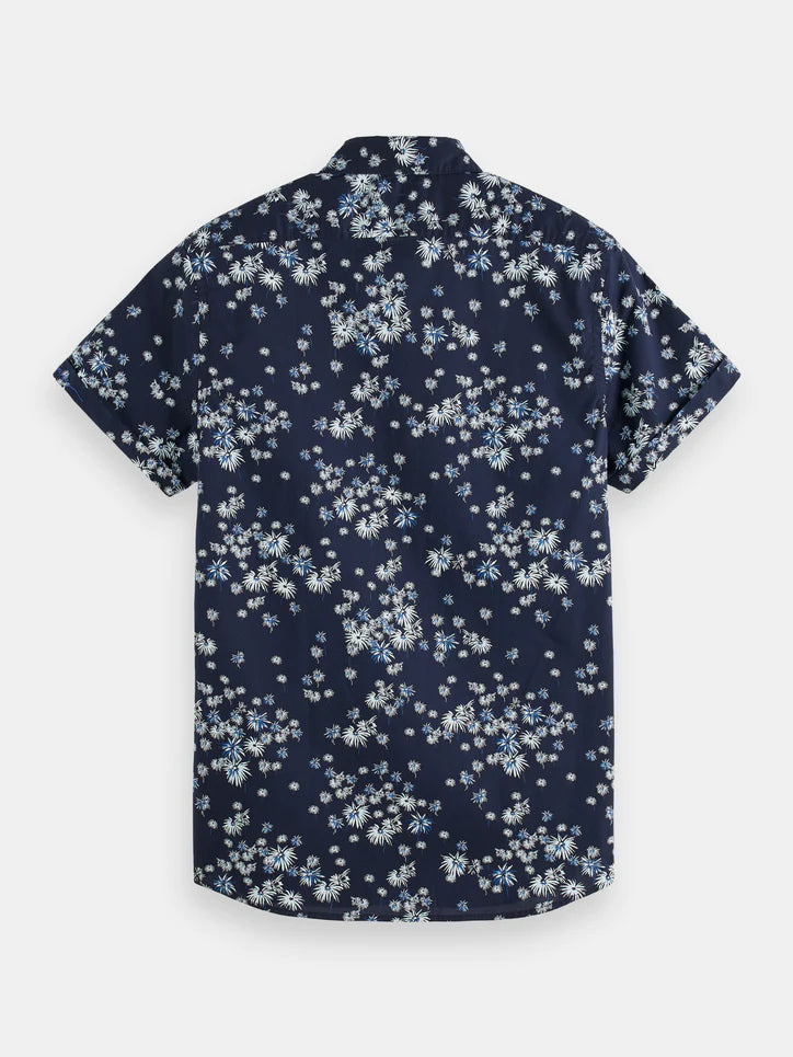 Scotch &amp; Soda Fireworks Short Sleeve Shirt | Navy