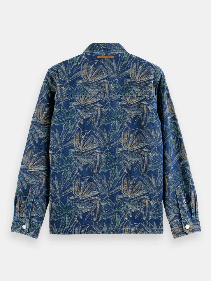 Scotch &amp; Soda Jacquard Floral Jacket