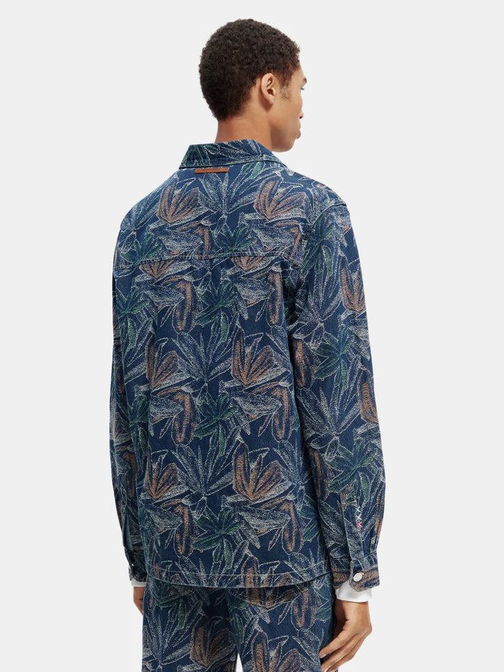 Scotch &amp; Soda Jacquard Floral Jacket