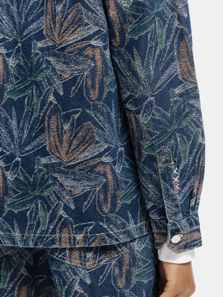 Scotch &amp; Soda Jacquard Floral Jacket