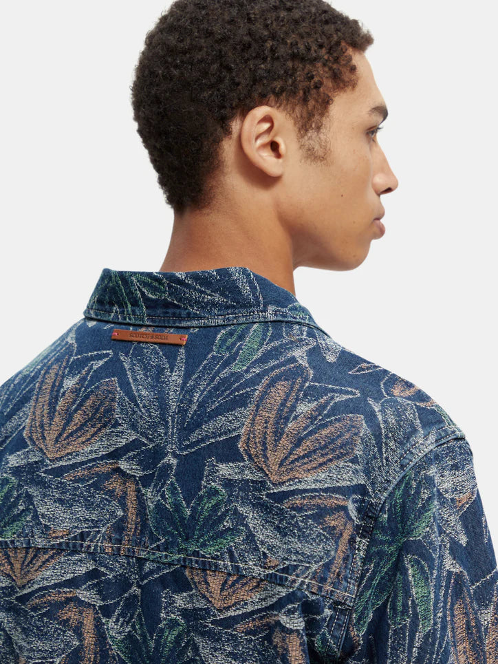 Scotch &amp; Soda Jacquard Floral Jacket