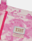 Scotch & Soda Canvas Artwork Tote Bag | Tie Dye