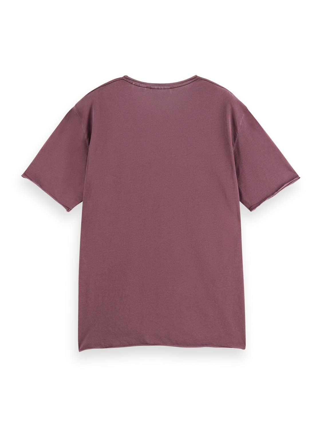 Scotch &amp; Soda Raw Edge T-Shirt | Berry Wine