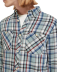 Scotch & Soda Archive Flannel Shirt | Blue Red Check