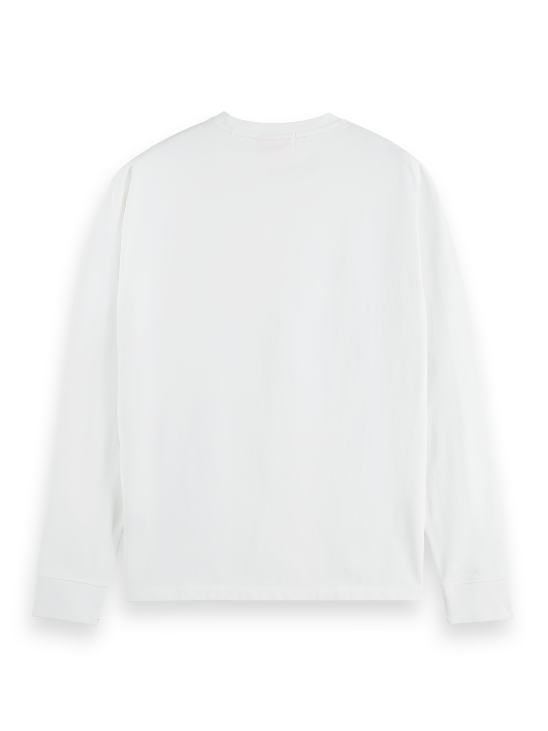 Scotch &amp; Soda Badge Long Sleeve T-Shirt | White