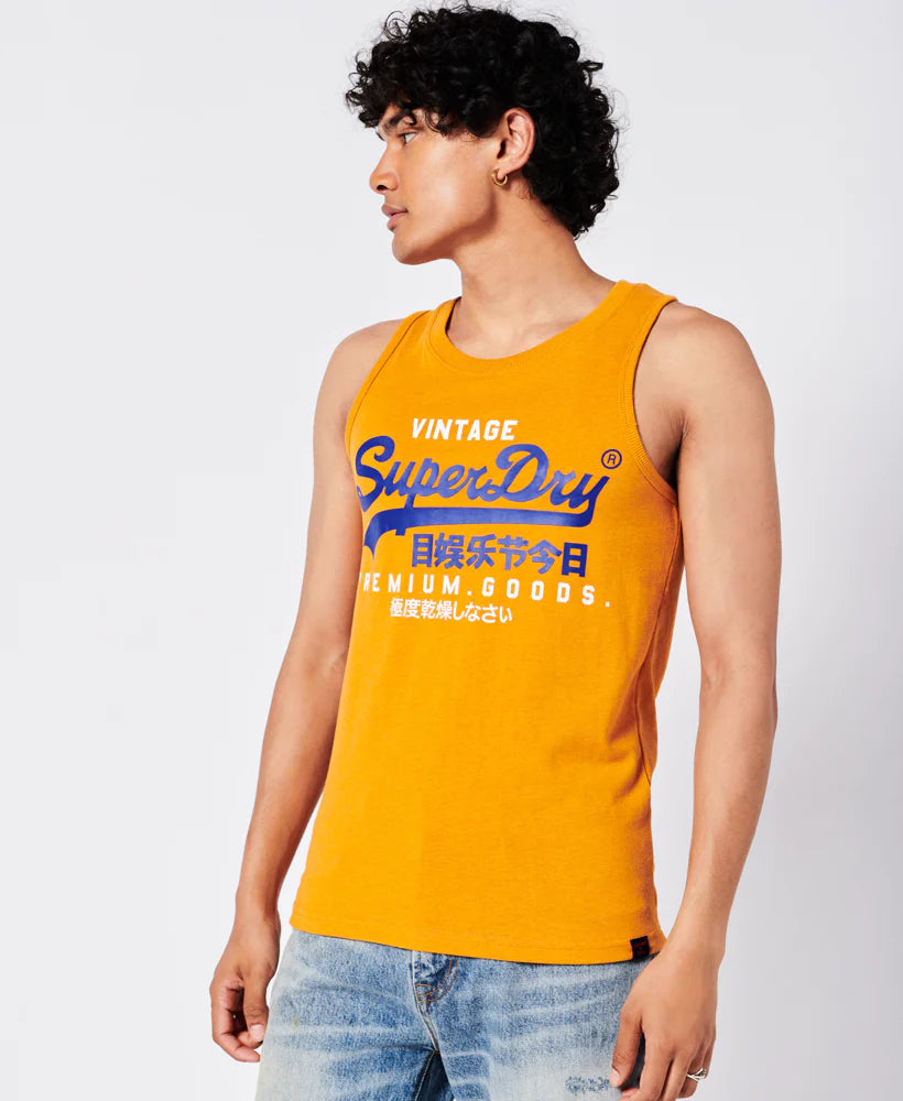 Superdry Vintage VL Vest | Gold