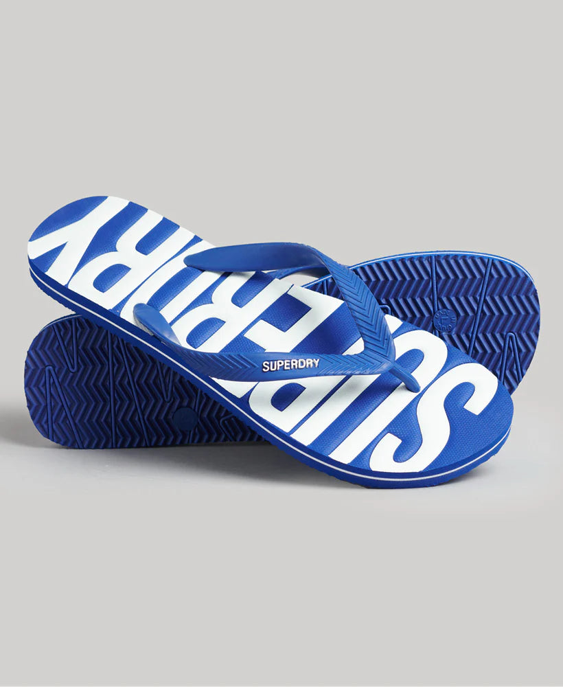 Superdry Vintage Vegan Flip Flops | Regal Blue