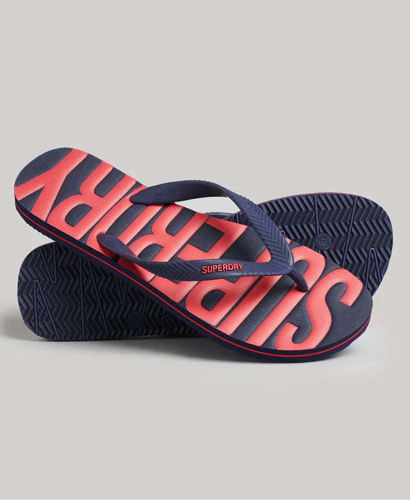 Superdry Vintage Vegan Flip Flops | Rich Navy