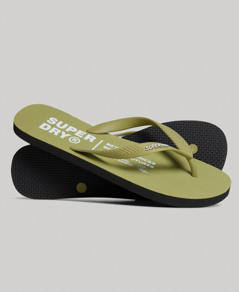 Superdry Studios Recycled Flip Flops | Going Green