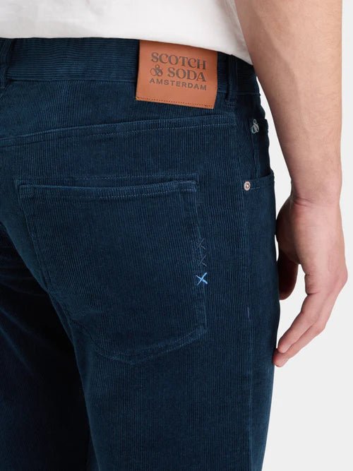 Scotch &amp; Soda Ralston 5Pkt Corduroy  | Heritage Blue